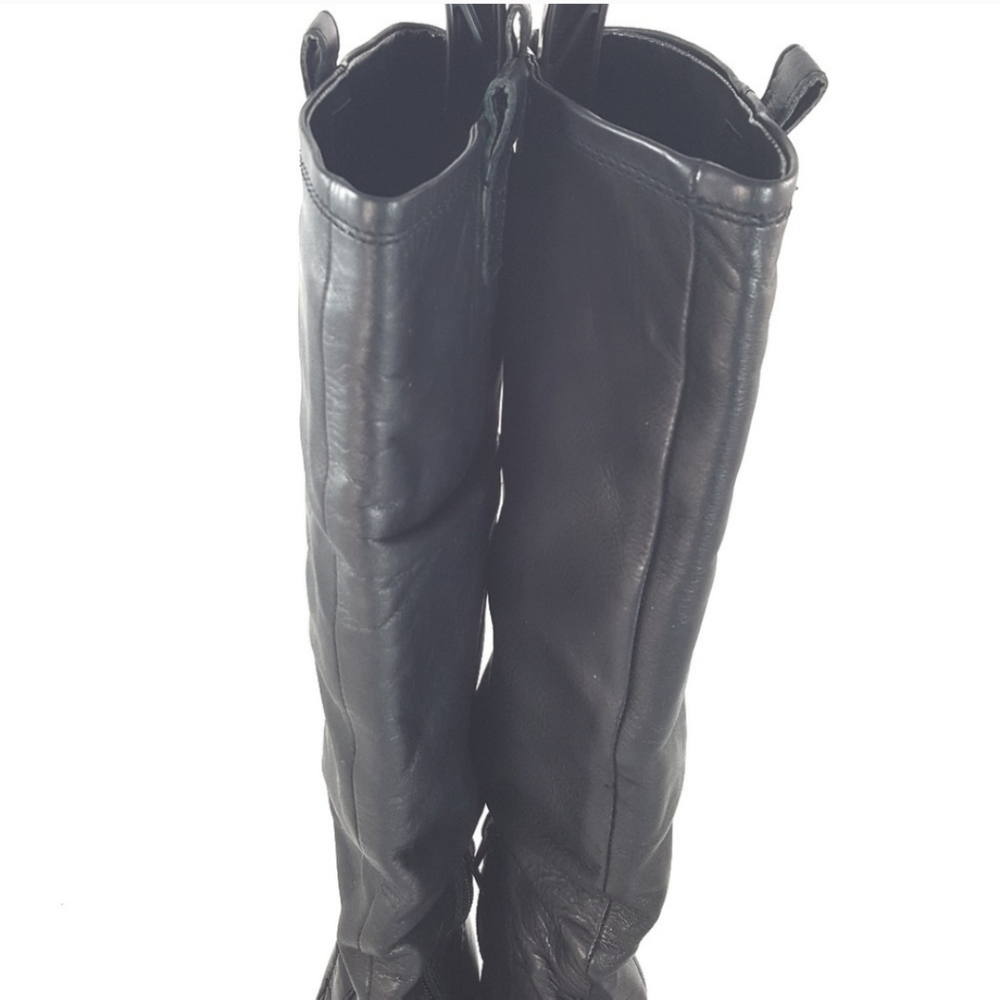ALDO Leather Platform Chunky Heel Boots 6 - Picture 4 of 8